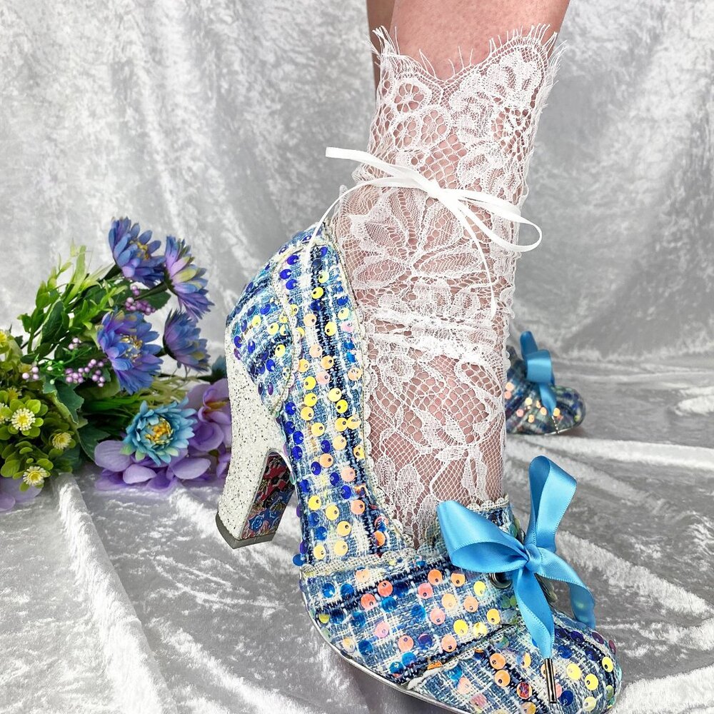 Irregular choice cinderella heels. Brand new. Size 39 Tied with a Bow